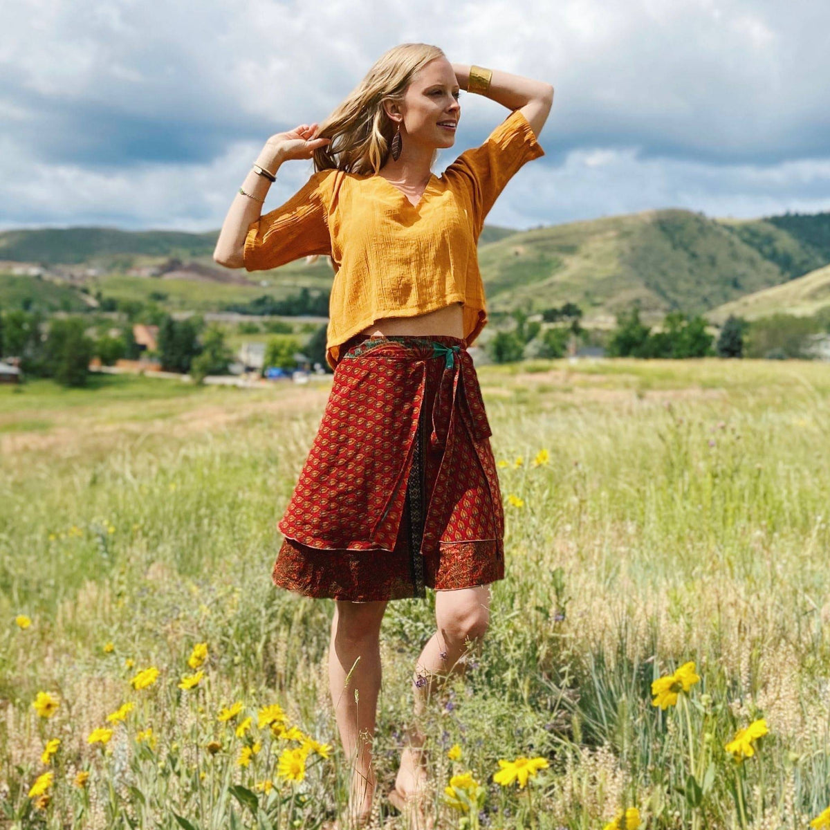 The Original Sari Wrap Skirt